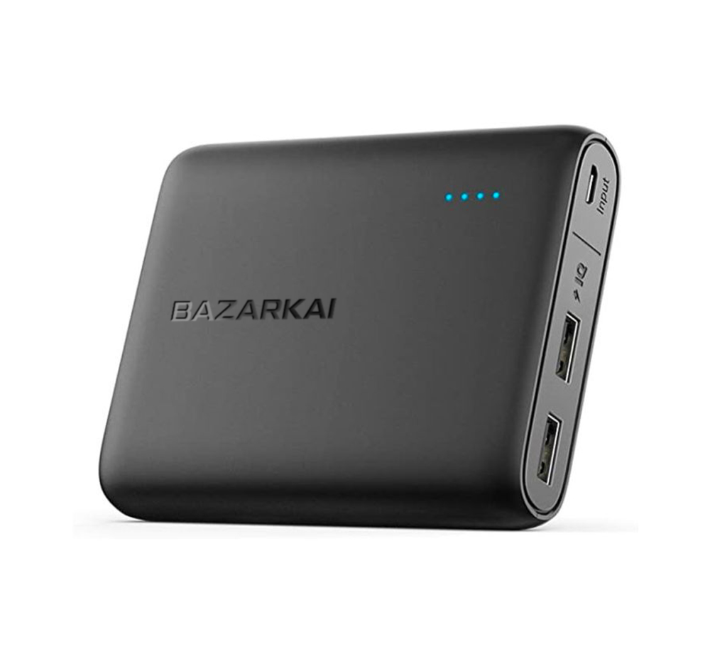 Portable charger with Bazarkai Brand
